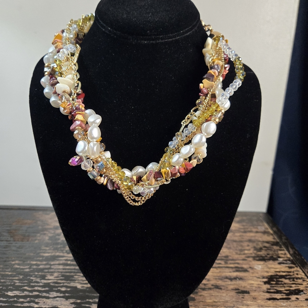 Shelley‎ Multi-Color Beaded Necklace